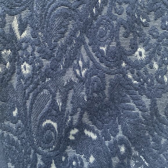 BCBGMaxAzria Mini Dress Flare Navy Blue Gray XSmall - Picture 5 of 10